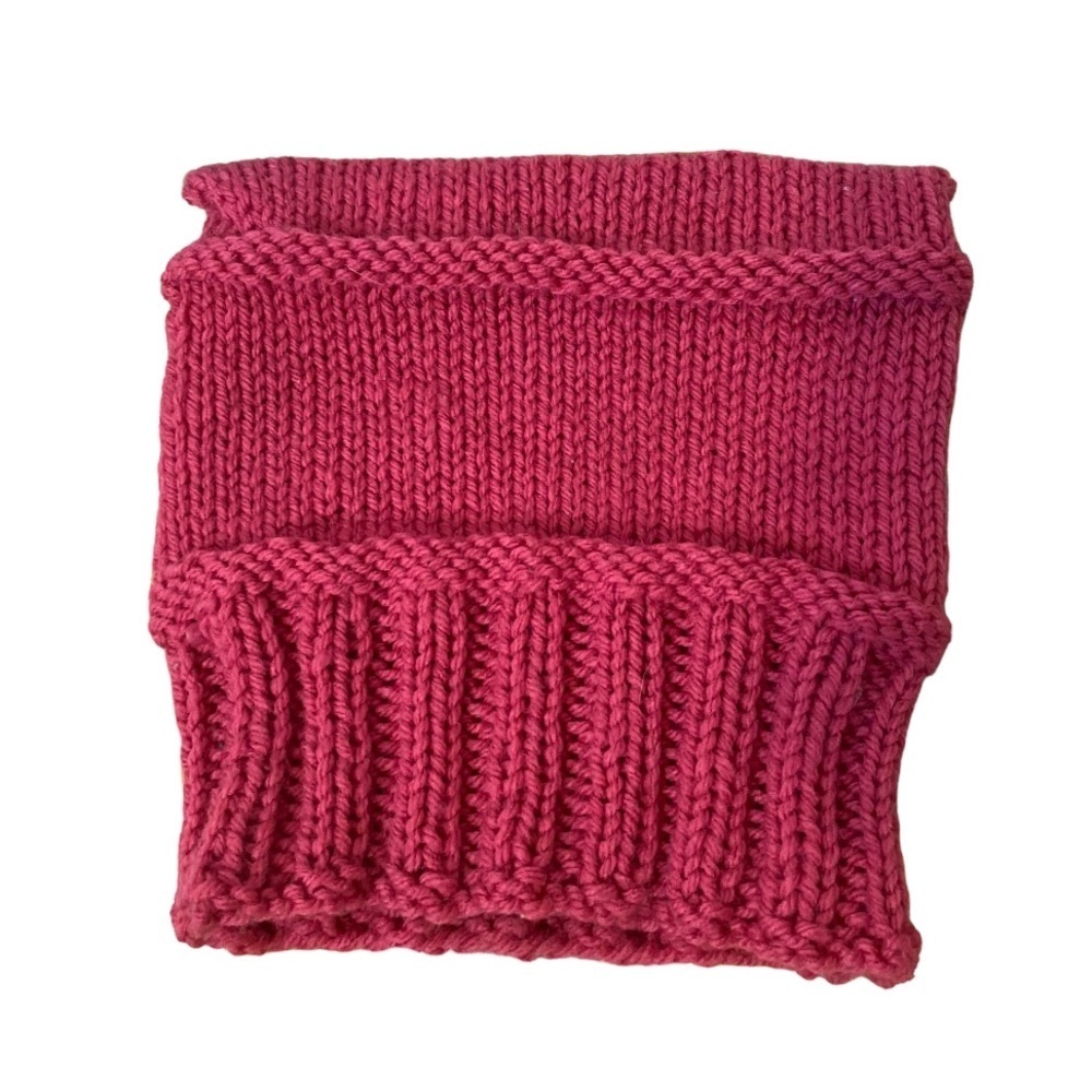 Pink Hand-Knit Kitty Hat - Picture 2 of 11